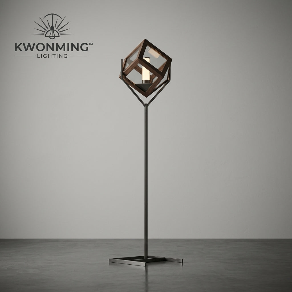 Kwonming™ Geometric Cube Floor Lamp