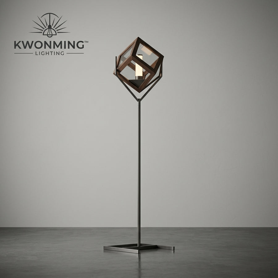 Kwonming™ Geometric Cube Floor Lamp